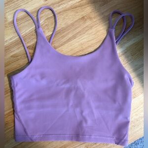NWOT - WILO Ribbed Lavender Sports Bra